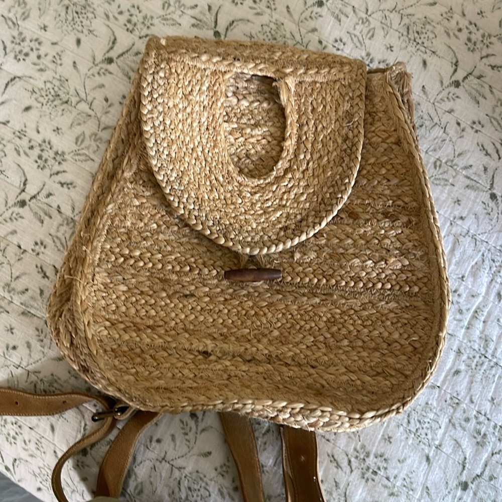 World market woven bag